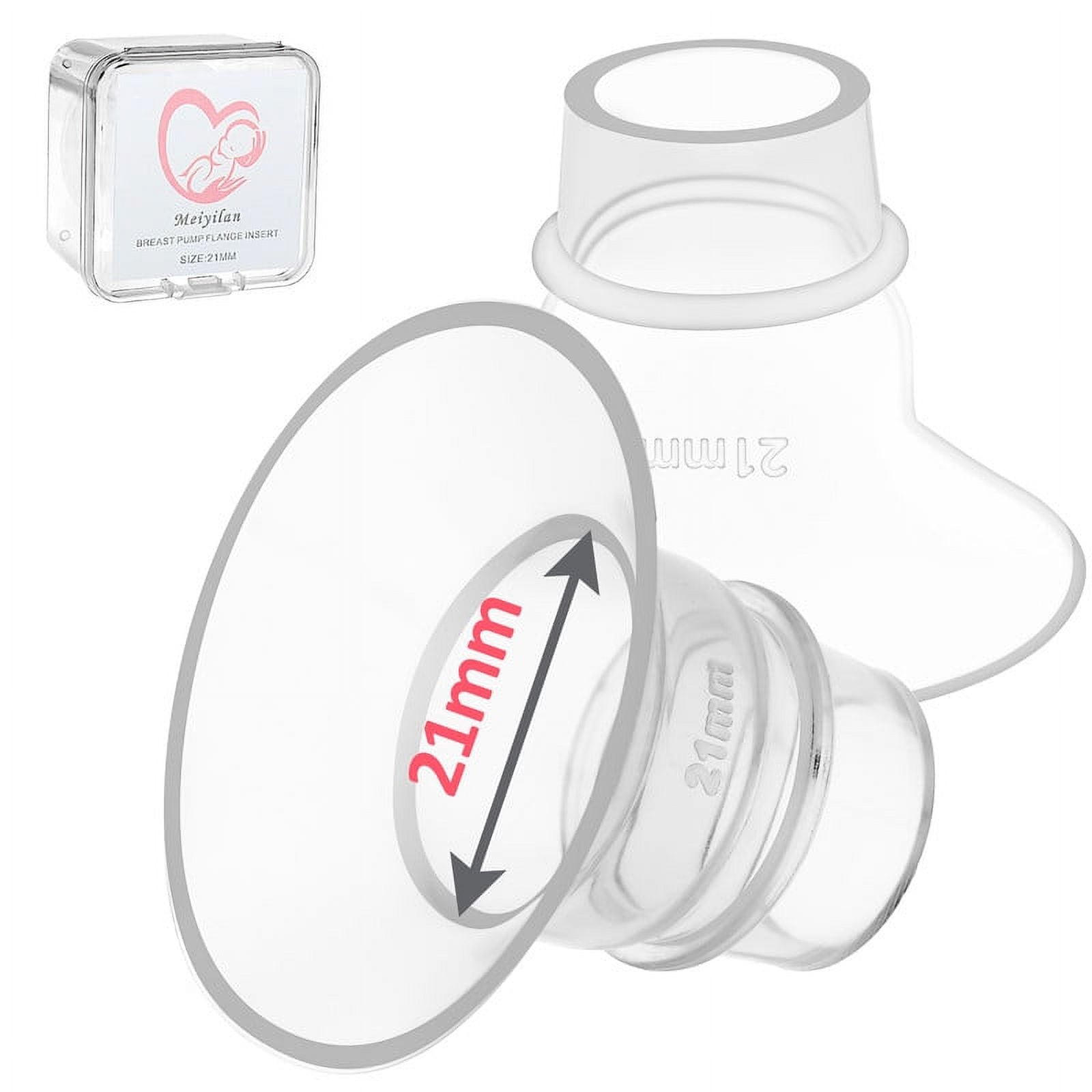 Mininor 24pcs Breast Pads - White + Nipple Shield 21mm
