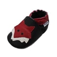 thumbnail image 1 of Mejale Baby Shoes Soft Sole Leather Moccasins Infant Toddler First Walker Slippers(24-36 Months, Black), 1 of 6