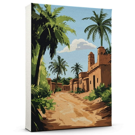 Mekelke Travel Canvas, Ethiopia Canvas Print,Mekelke Canvas Wall Art,Ethiopia Travel Wall Art, Travel Print, Travel Gift -103AZ871