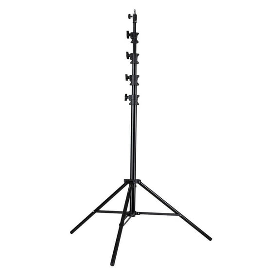 Meking MZ Series Air-Cushioned Light Stand, (15' 5-Section - Black)
