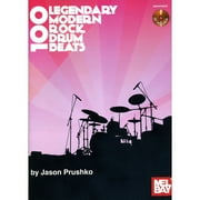 Mel Bay 100 Legendary Modern Rock Drumbeats Book/CD Set