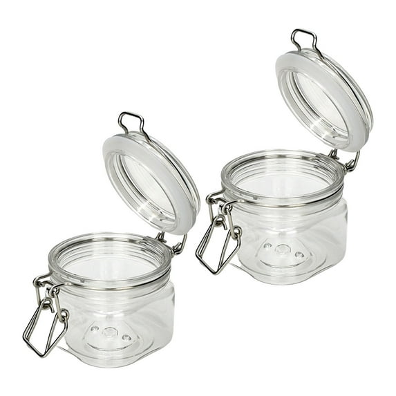 Mel Bottle Honey Packing Bottles Airtight Jar Snack Container Jars for Stainless Steel The Pet 2 Pcs