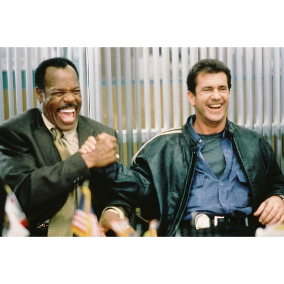 Mel Gibson Danny Glover Lethal Weapon 24x36 Poster