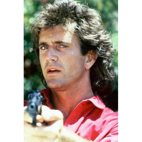 Mel Gibson Pointing Gun Right At You Lethal Weapon 24x36 Poster