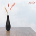 thumbnail image 1 of Mela Artisan's Metal Vases for Decoration, Handmade Large Decorative Vases Black, 12” x 2.5” x 1.5”, 1 of 7