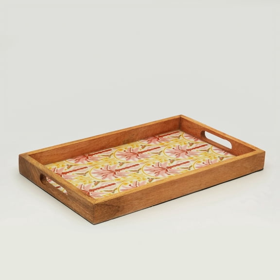 Mela Artisans Pink Summer Serving Tray