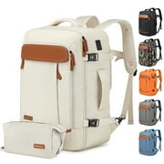 Melalenia 2PCS Travel Backpack Luggage Waterproof Airline Aprroved Carry-on with Toiletry Bag USB Port Comfortable