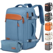 Joyway 2-Piece Travel Backpack Set Airline-Approved Waterproof Carry-On Luggage with USB Charging Port Comfortable Straps & Matching Toiletry Bag