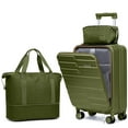 thumbnail image 1 of Joyway 3-Piece Front Opening Cover Carry-on Luggage Side Hooks TSA Lock Spinner Wheels YKK Zippers, 1 of 8