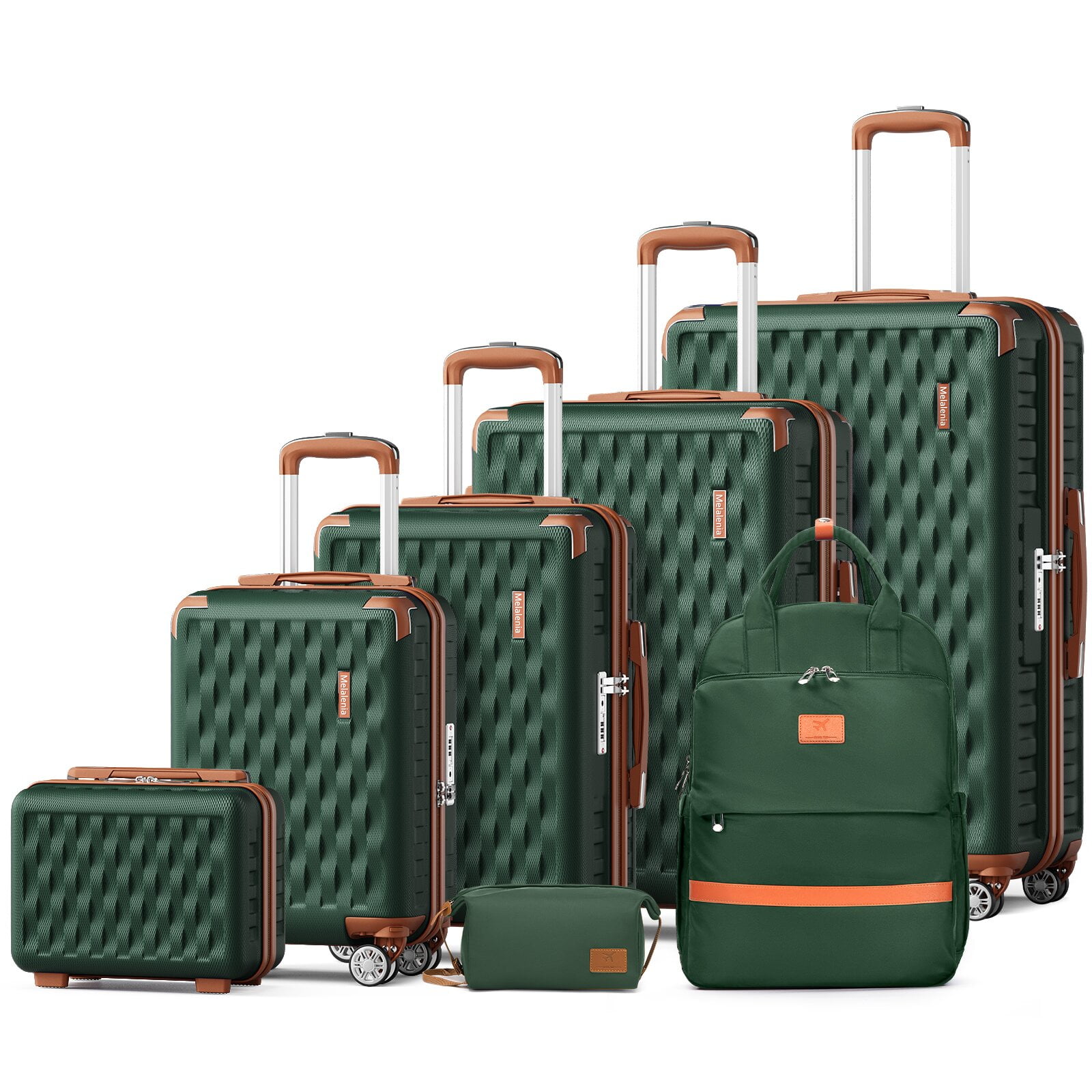 Melalenia-7-Luggage-Sets-ABS-