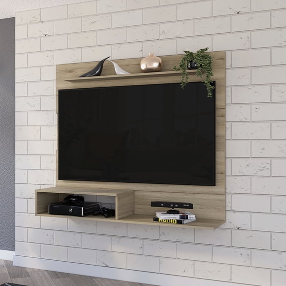 Melamine - Filled Particle Board | Works Well for 50 - 59" TV in Small Spaces | Simple Assembly for Home Use