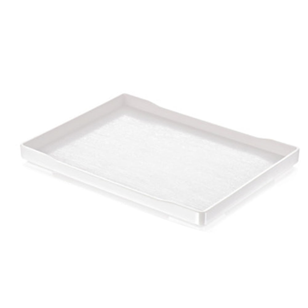 Melamine Plastic Japanese Tray White 8001 Wood Grain Serving Tray
