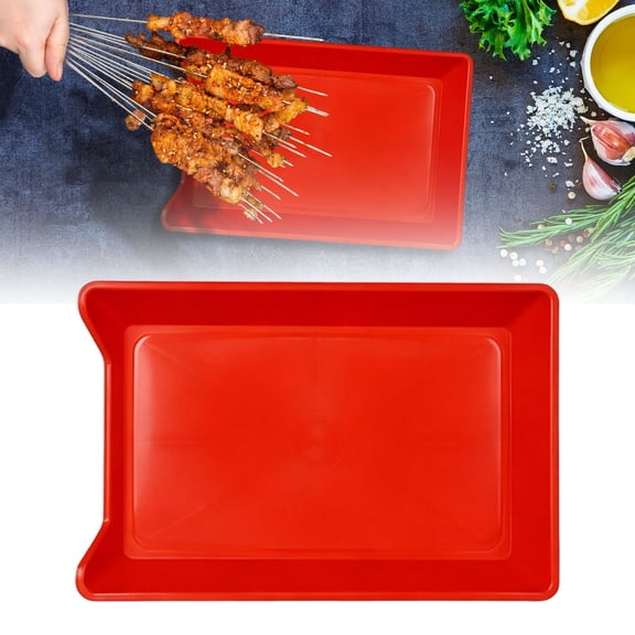Melamine Plastic Tidbit Tray, BPA-Free, Food Safe, Multipurpose Platter Serving Tray, Bathroom/Table Organizer