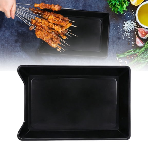 Melamine Plastic Tidbit Tray, BPA-Free, Food Safe, Multipurpose Platter Serving Tray, Bathroom/Table Organizer