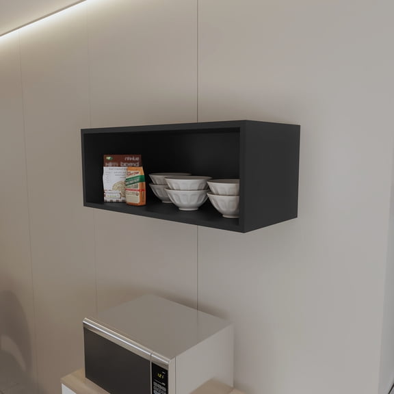 Melamine Wall Cabinet for Kitchen | Ample Space for Jars, Modern Design to Save Space