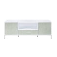 thumbnail image 1 of Melamine and Chrome-plated Iron TV Cabinet / Open Area for Cable Box and Hidden Storage, 1 of 4