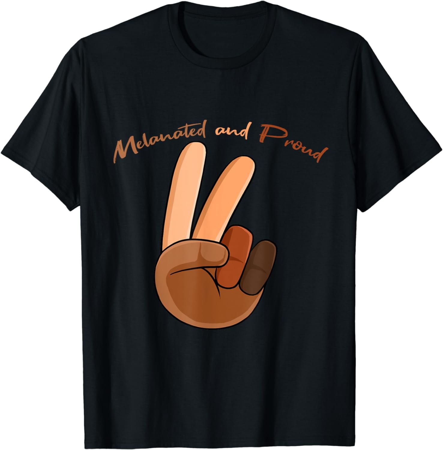 Melanated And Proud Black History Month BLM Melanin African T-Shirt ...