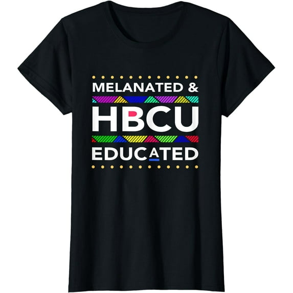 Melanated HBCU Educated (Historically Black Colleges Uni's) T-Shirt