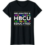 Melanated HBCU Educated (Historically Black Colleges Uni's) T-Shirt