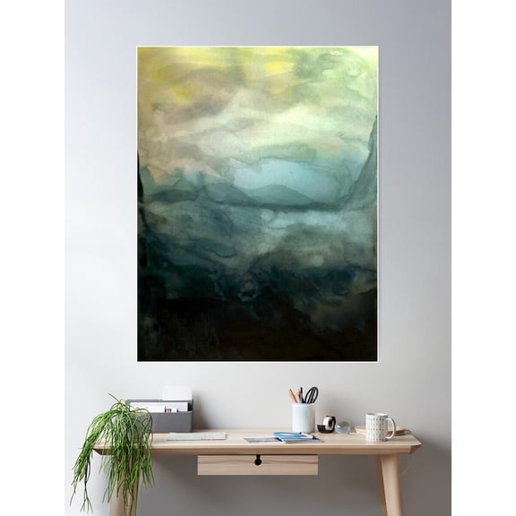 Melancholy Landscape Poster Wall Art, Modern Wall Decor For Living Room Bedroom, 8x12 UNFRAMED