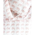 thumbnail image 1 of Melange Home 400 Thread Count Elephants Embroidered Sheet Set - 4 Color Pink - Twin, 1 of 5