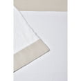thumbnail image 1 of Melange Home Belgian Flax Linen Collection Border Linen Sheet Set - 2 Color Queen - Natural, 1 of 5