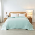 thumbnail image 1 of Melange Home Everyday Blanket Collect Egyptian Cotton Blanket Full & Queen - Seamist Green, 1 of 5