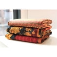 thumbnail image 1 of Melange Home One of a Kind OverDyed Kantha Throw 60x90 - Golden, 1 of 5