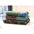 thumbnail image 1 of Melange Home One of a Kind OverDyed Kantha Throw 60x90 - Turquoise, 1 of 5