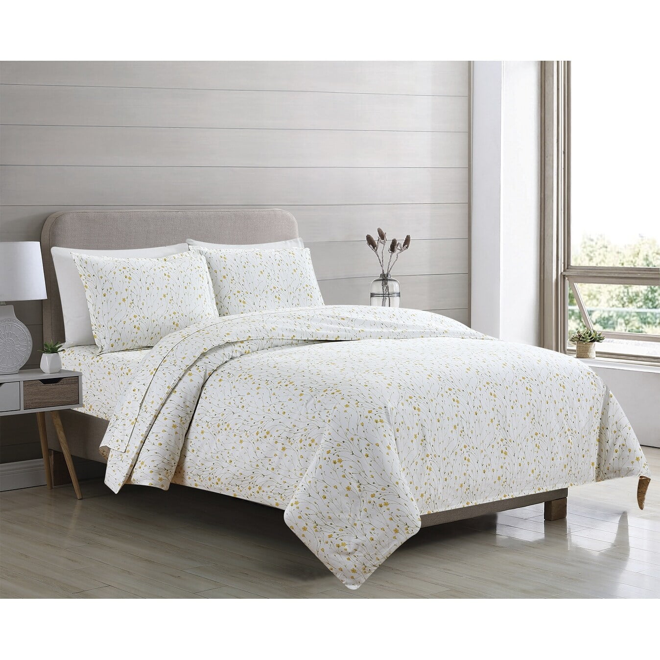Buttercup Floral King Size Cotton Duvet Set
