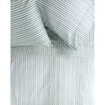 thumbnail image 1 of Melange Home Printed Design Cotton Collection 400 Thread Count Navy Bamboo Stripe Bed Sheet Set Full, 1 of 4