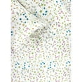 thumbnail image 1 of Melange Home Printed Design Cotton Collection 400 Thread Count Wildflower Bed Sheet Set White Queen, 1 of 3