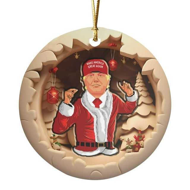 Melania Trump New Book 2024 Trump Merchandise 2D Trap Christmas Hanging