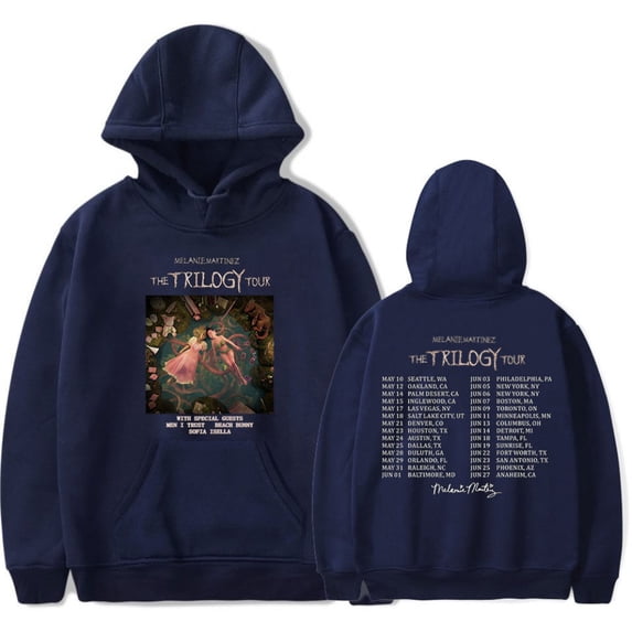 Melanie · A · Martinez The Trilogy Tour 2024 Hoodies Merch Casual Hooded Sweatshirt Unisex Pullover Clothing