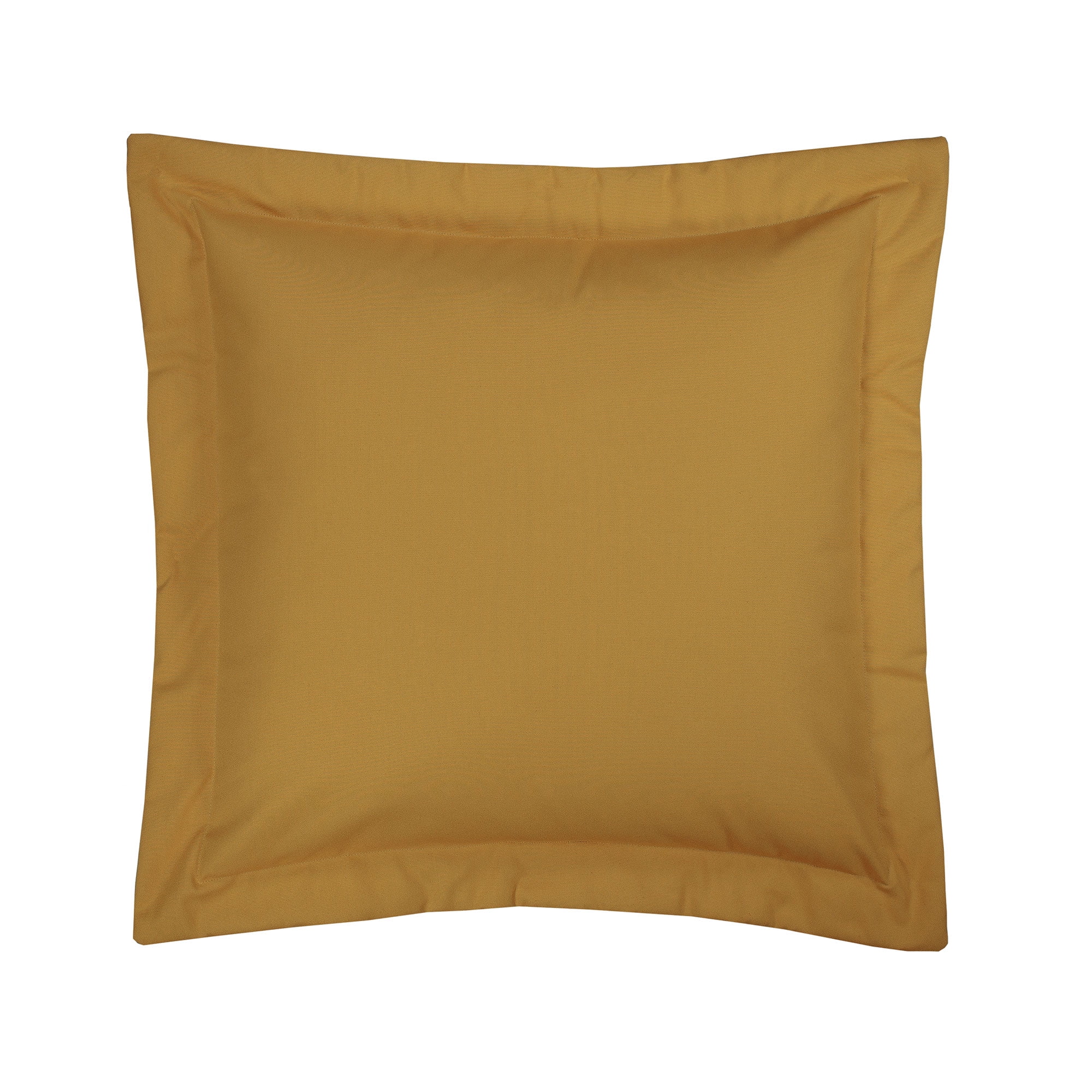 Melanie Solid Gold Cotton Euro Sham