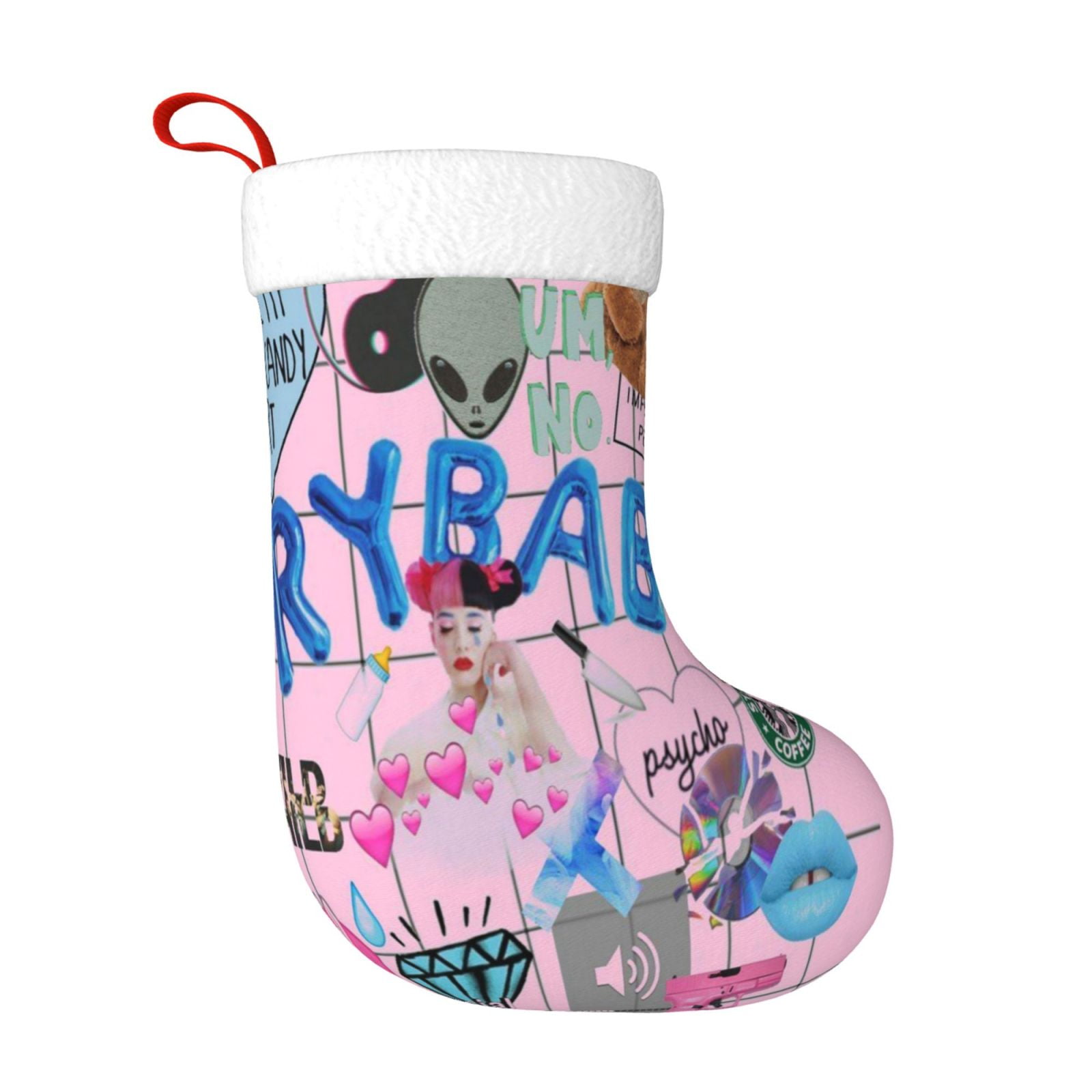 Melanie Martinez Christmas Stockings XMas Hanging Socks for Family