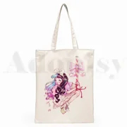 Melanie Martinez Kpop Summer Graphic Aesthetic Graphic Cartoon Print Shopping Bags Girls Fashion Casual Pacakge Hand Bag E