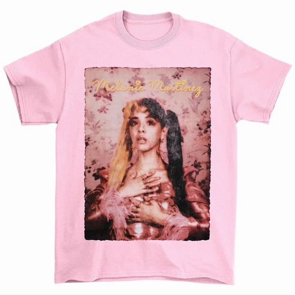 Melanie Martinez Portrait T-shirt Large Light ,Light Pink Color,Size XL