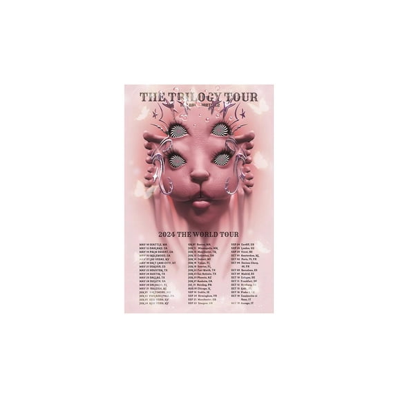 Melanie Martinez Poster 2024 The Trilogy Tour Posters for Room 12x18Inch,30x46cm Bedroom Aesthetic Home Decor Unframe Wall Art Print Poster