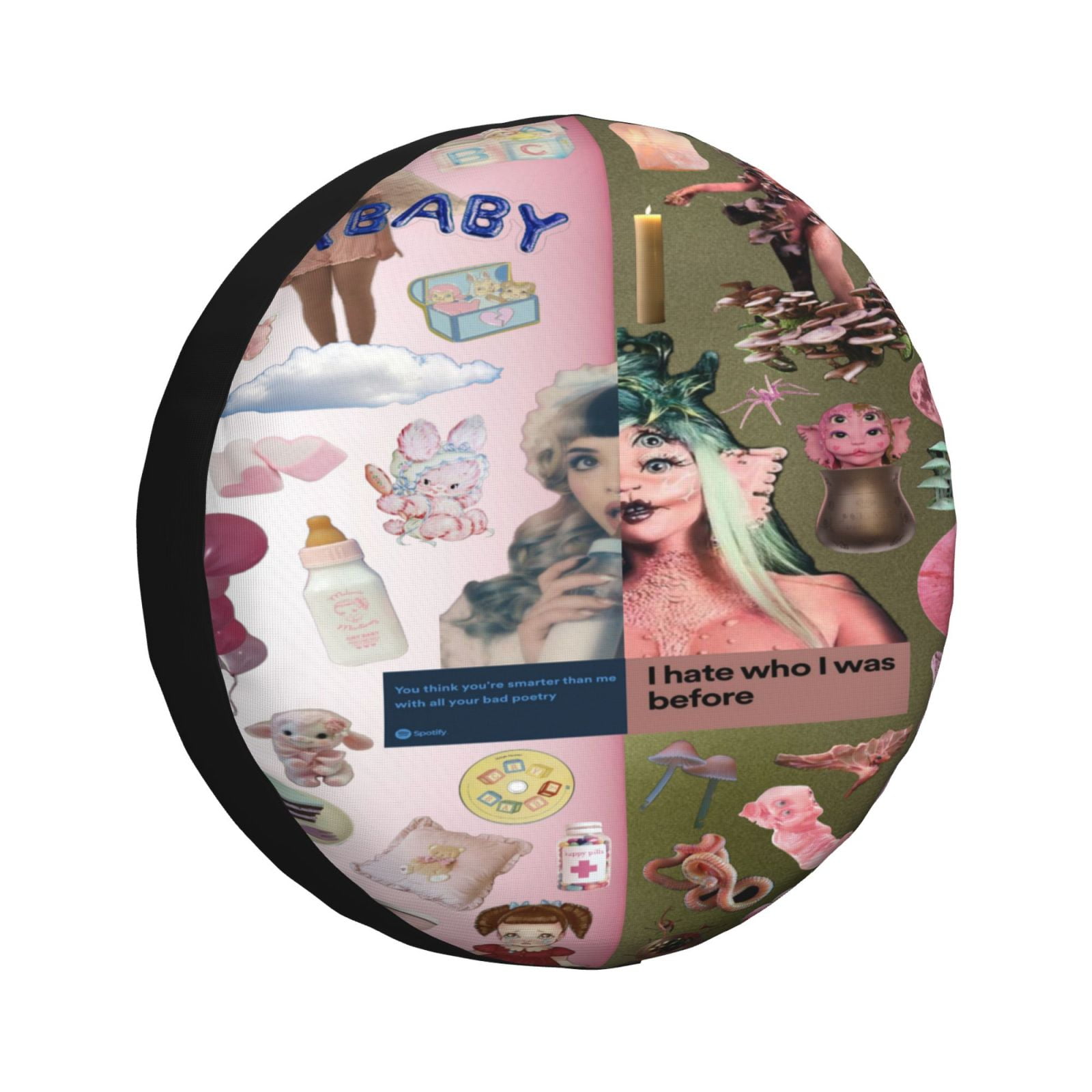Melanie Martinez Spare Tire Cover Wheel Tire Cover Fit Trailer, RV, SUV and Many Vehicle 16 inch