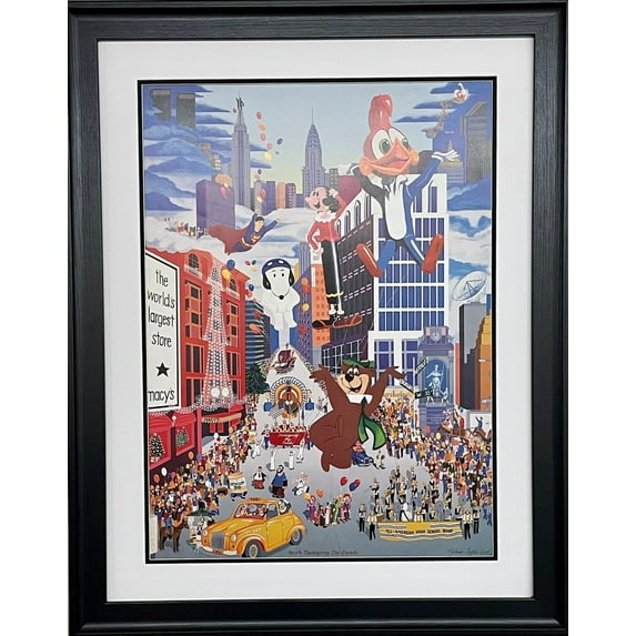 Melanie Taylor Kent "Thanksgiving" FRAMED Vintage Poster New York City Generic