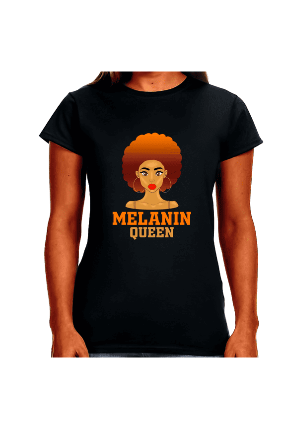 Melanin Black Girls Magic Melanin African American History Womens T Shirts