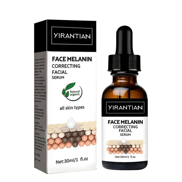 Melanin Correcting Facial Serum, Dark Spot Corrector Daily Face Serum, Melanin Correcting Facial, Skin Care for Dark Spots and Anti Aging & Skin Brightening, Mild and Not Stimulating for Any Part