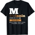 thumbnail image 1 of Melanin Definition Black History Month BLM African American T-Shirt, 1 of 3