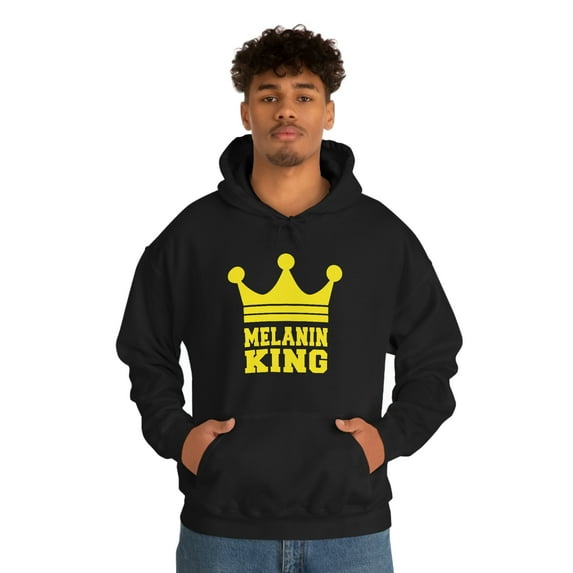 Melanin King Unisex Hoodie, S-5XL Conscious King Black Men are Beautiful