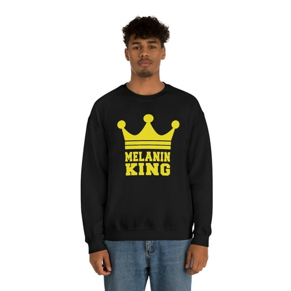 Melanin King Unisex Sweatshirt S-3XL Conscious King Black Men are Beautiful