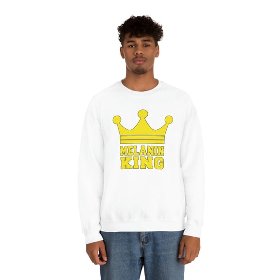Melanin King Unisex Sweatshirt S-3XL Conscious King Black Men are Beautiful