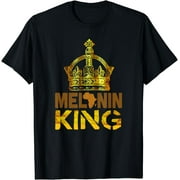 Melanin King shirt for Men African Black History Month T-Shirt