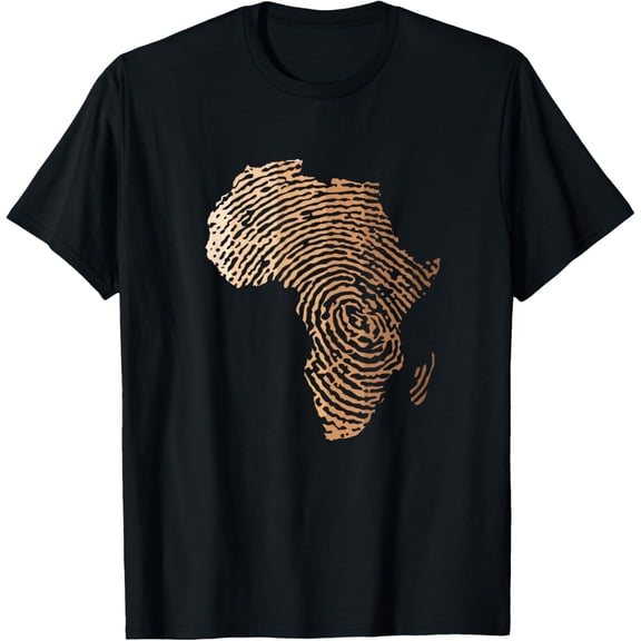 Melanin Proud African Native Pride love Africa Map Heritage T-Shirt