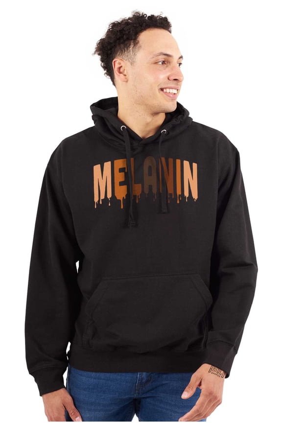 Melanin Skin Shades Paint Drip Hoodie Sweatshirt Women Men Brisco Brands M